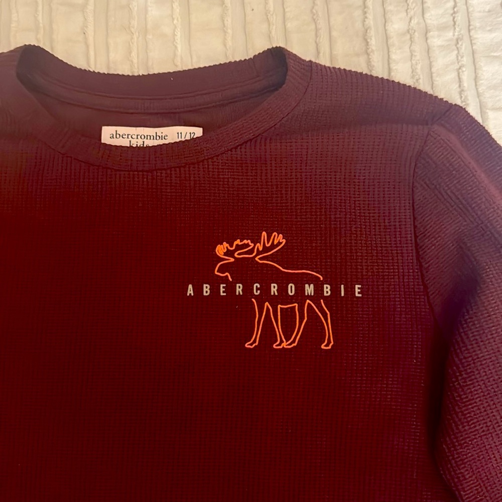 Abercrombie New York Kids Boys Thermal Top sz 11 12
